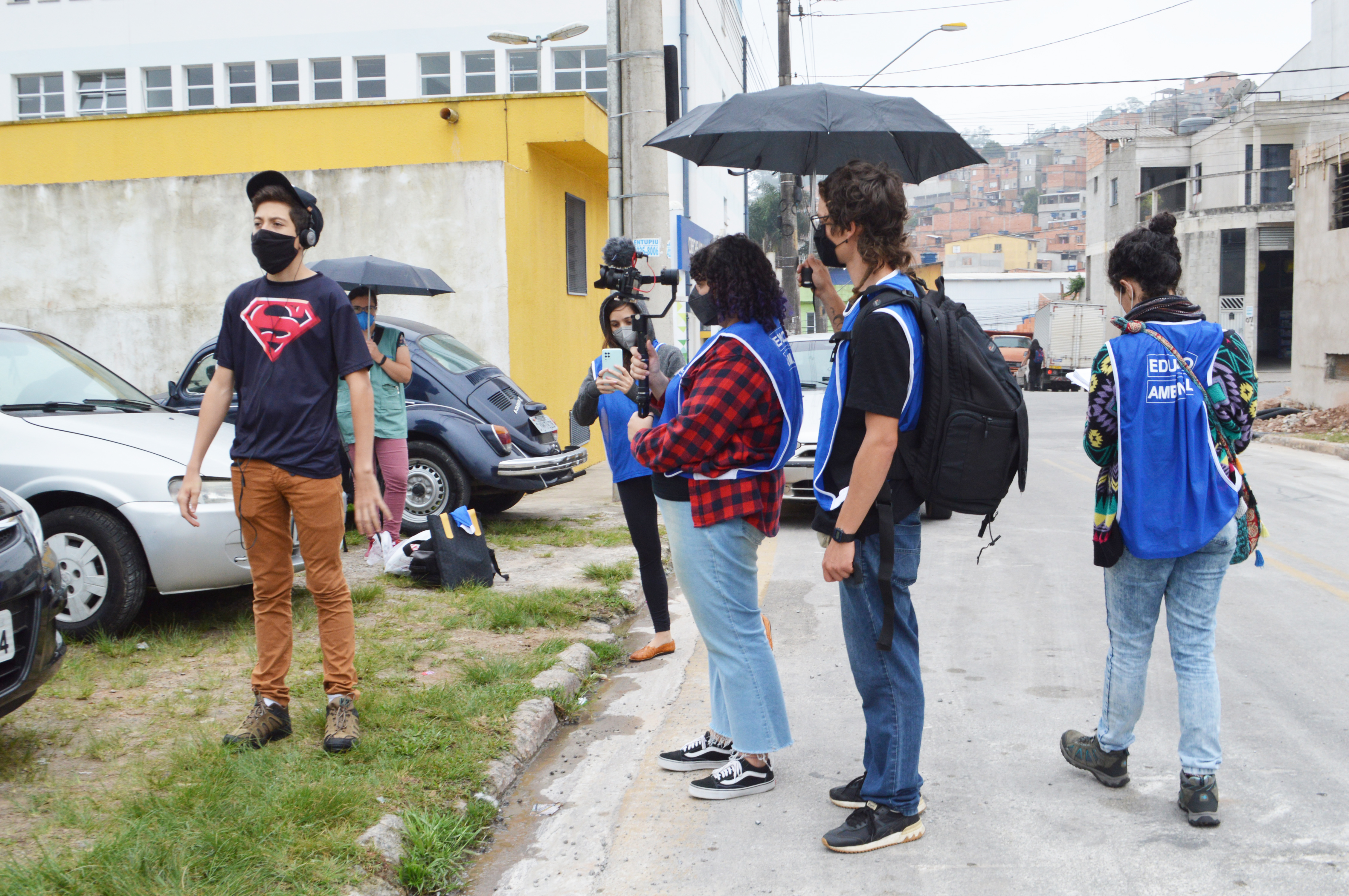 Semasa inicia nova turma para o projeto Água, Câmera e Ação