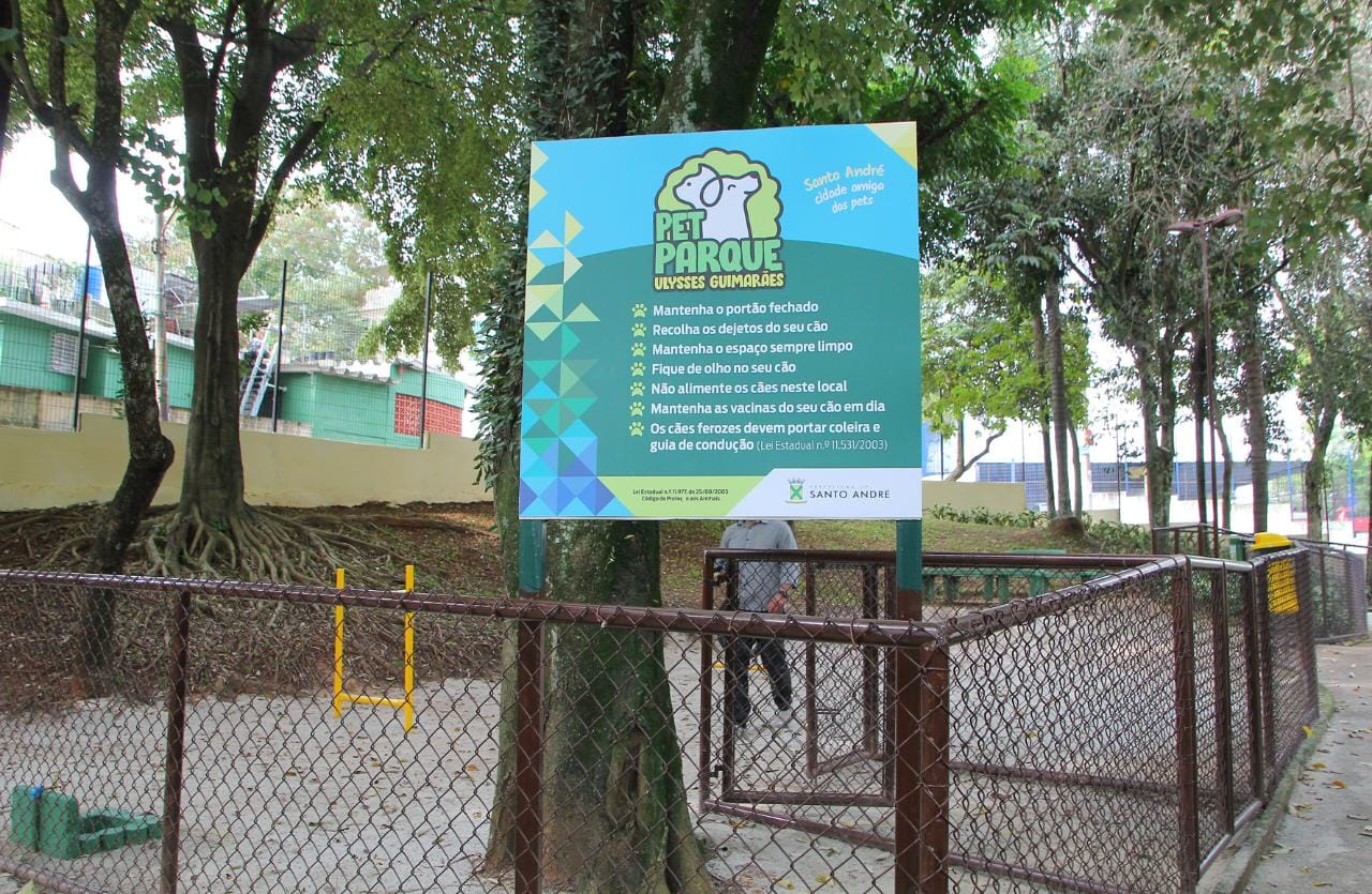 Santo André inaugura oitavo Pet Parque