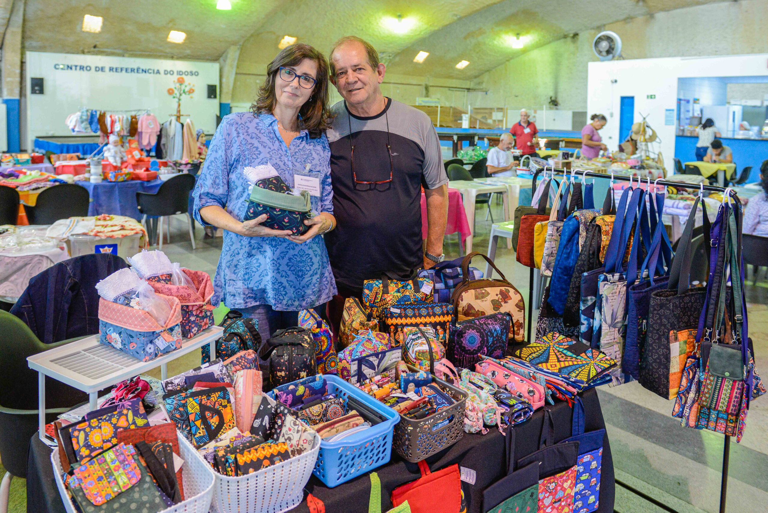 Em São Bernardo, feira de artesanato fomenta atividades voltadas à terceira idade