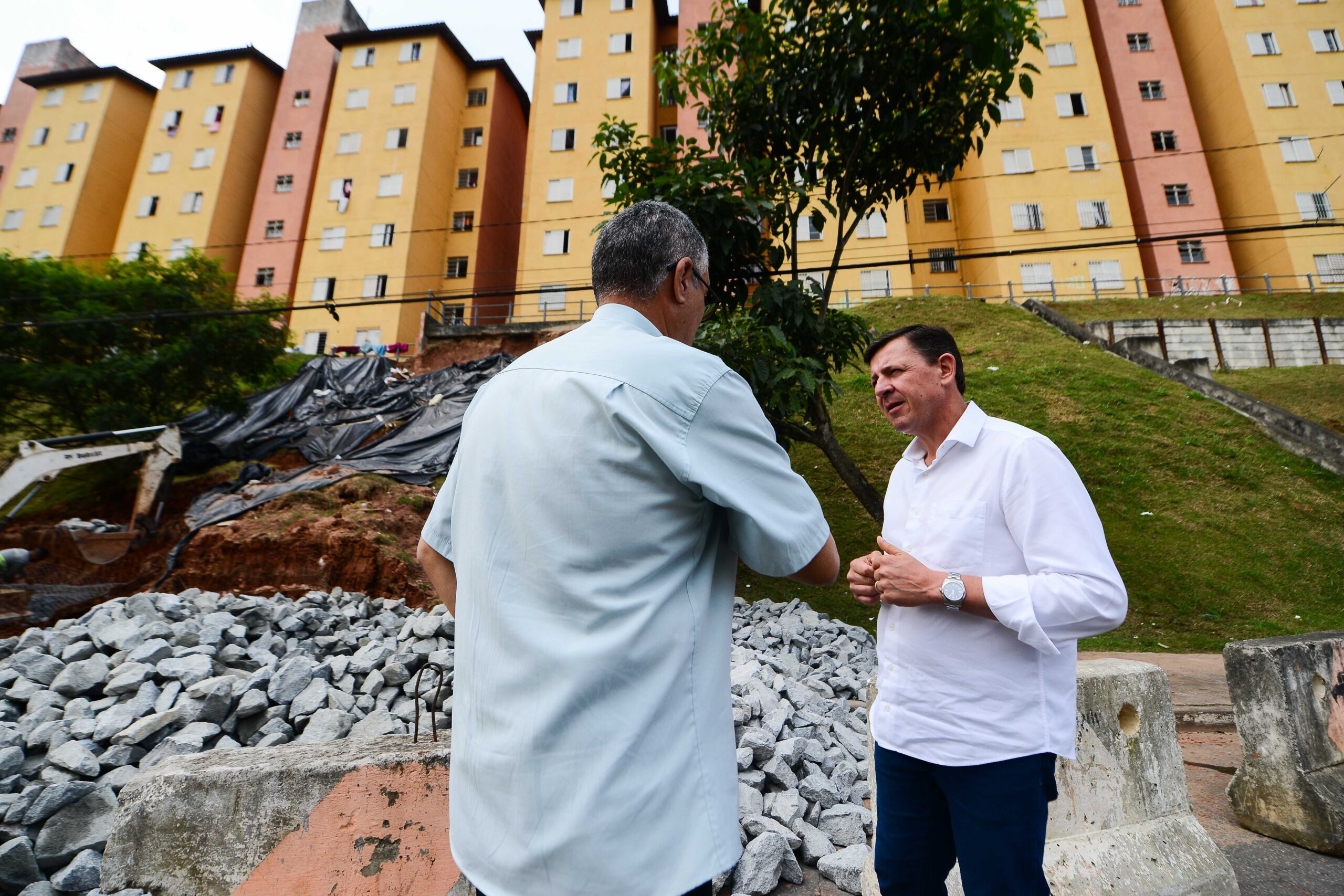 Prefeitura de São Bernardo inicia obras de contenção no Conjunto Três Marias