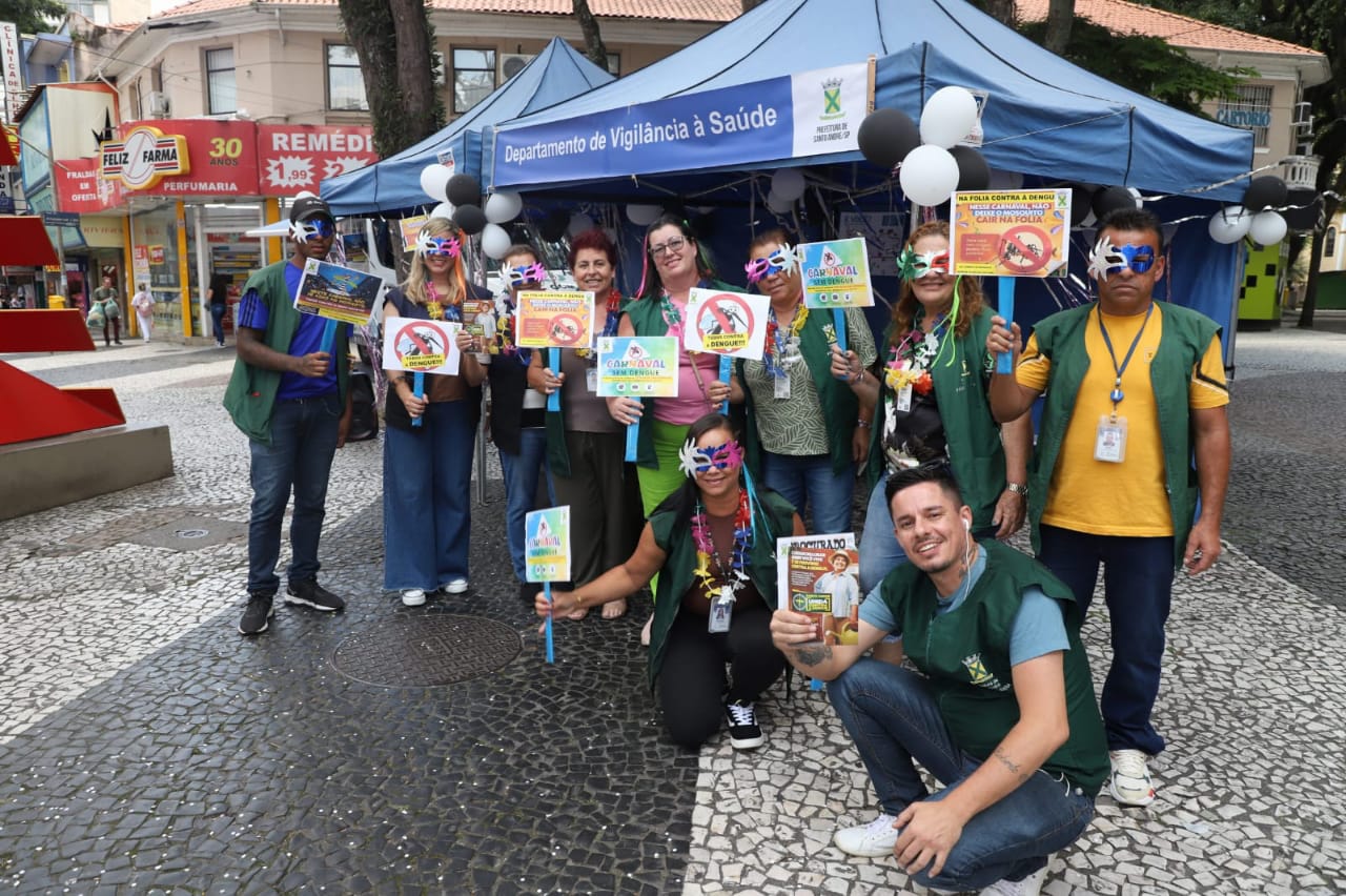 Santo André realiza ação educativa contra dengue na Oliveira Lima